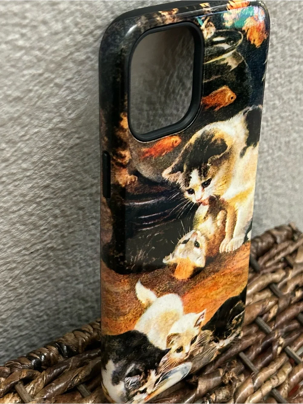 Apple iPhone 12 Pro Max 19th-century Kitten Art Protective Case